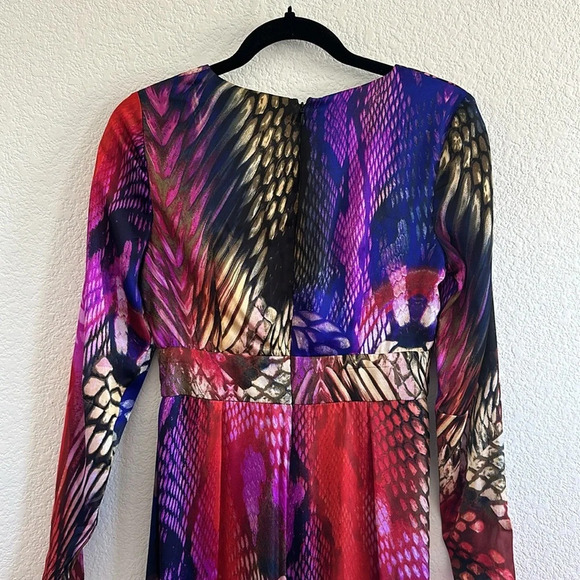 NWT Boston Proper Mirrored Anaconda Snakeskin Print Maxi Dress - Picture 8 of 10